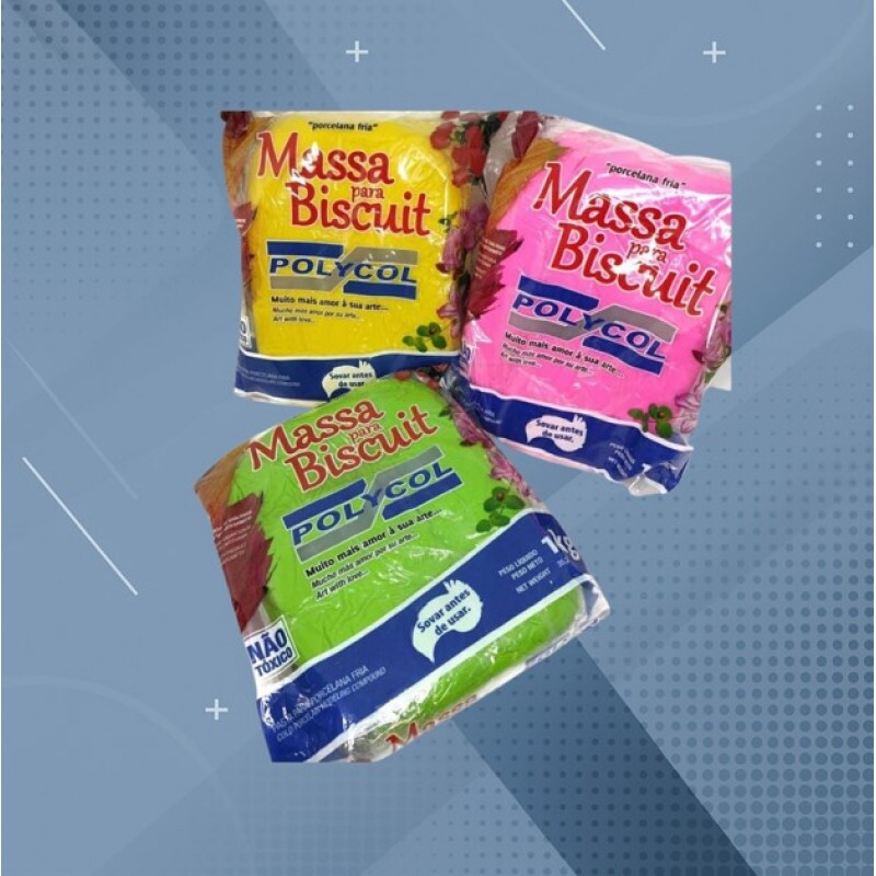 PCT DE 35G MASSA DE BISCUIT (QUALQUER COR)