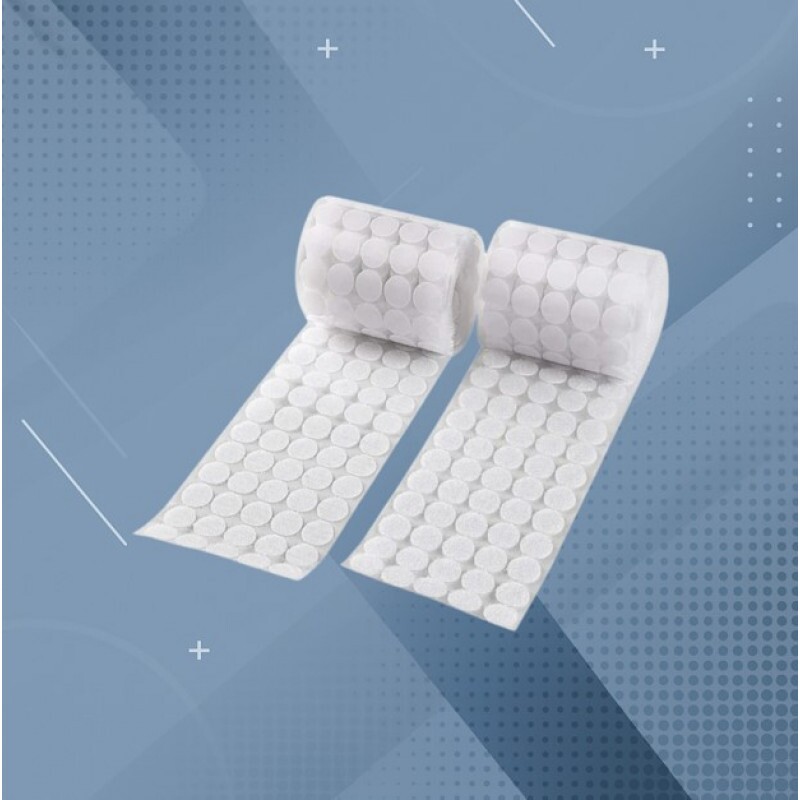 10 PARES DE VELCRO (FECHO DE CONTATO) AUTOCOLATE BOLINHA 1,5 CM