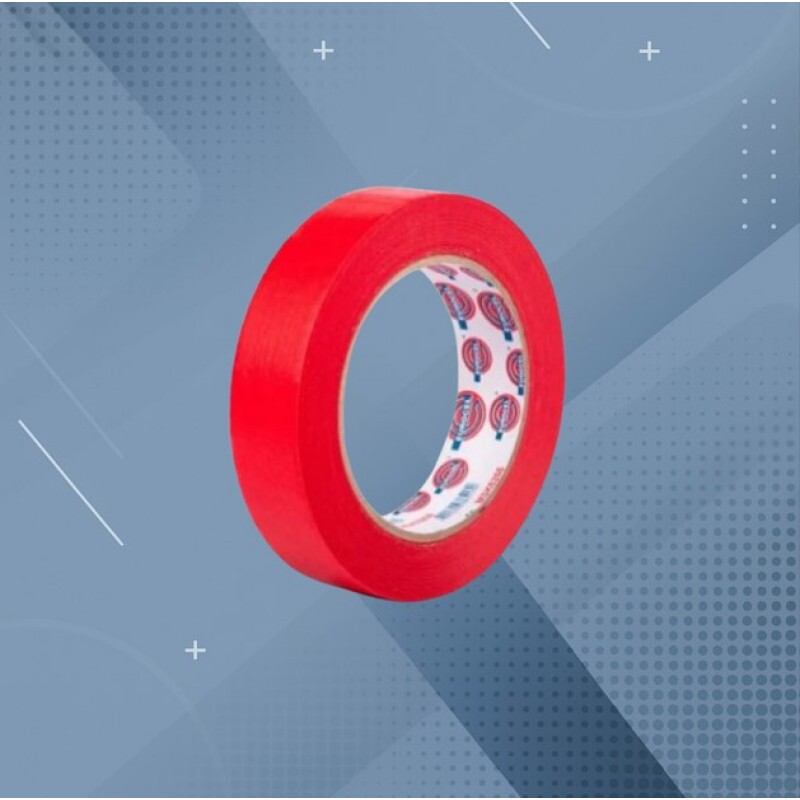 ROLO DE DUREX COLORIDO - VERMELHO