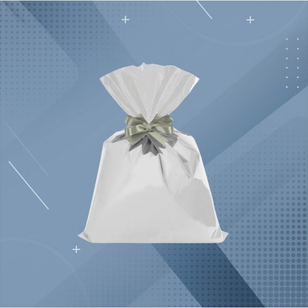 SACO DE PRESENTE TRANSPARENTE TAMANHO MÉDIO