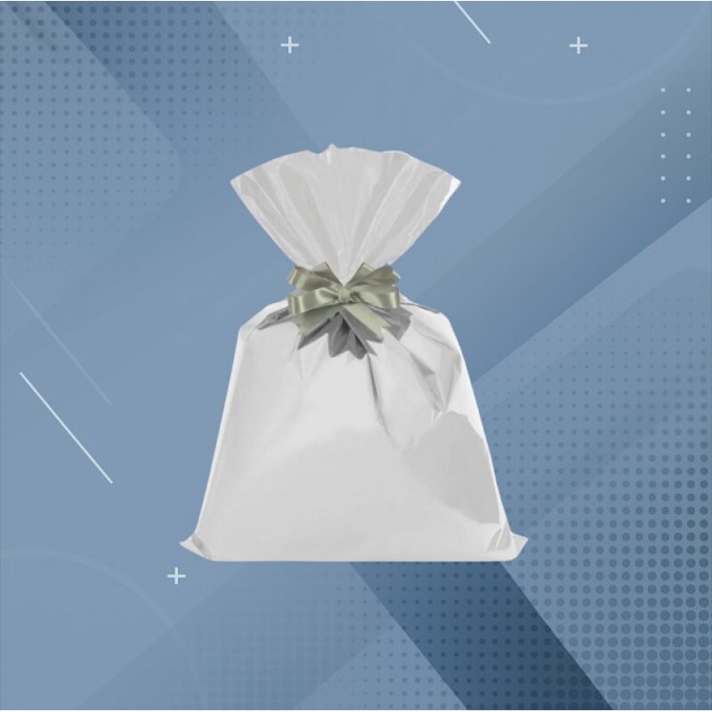 SACO DE PRESENTE TRANSPARENTE TAMANHO MÉDIO