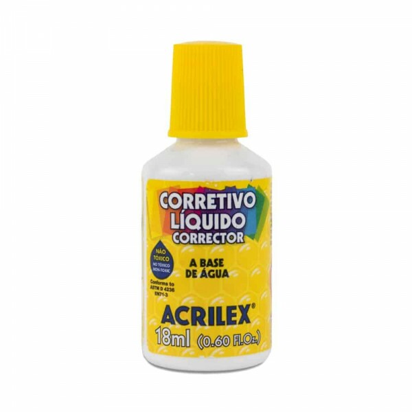 CORRETIVO LIQUIDO 18ML BASE AGUA