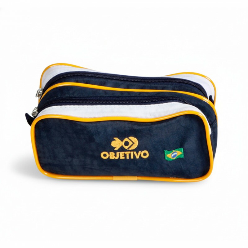 ESTOJO OBJETIVO COM 2 DIVISÓRIAS ( OBJETIVO )