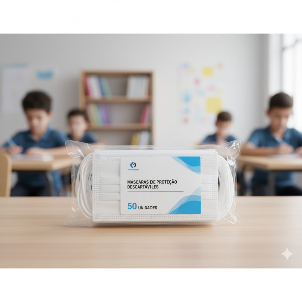 MÁSCARA DE TNT COM ELÁSTICO