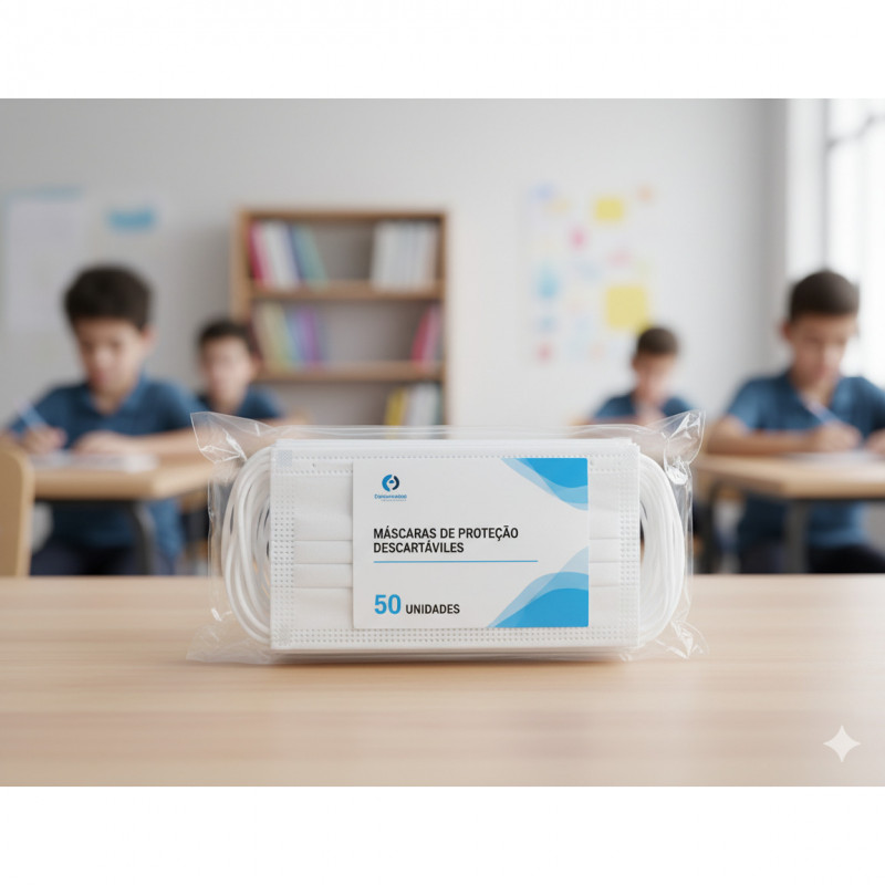 MÁSCARA DE TNT COM ELÁSTICO