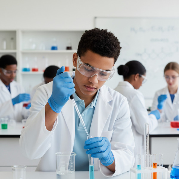 CAIXA DE LUVAS DESCARTÁVEIS PARA AS AULAS DE LABORATÓRIO