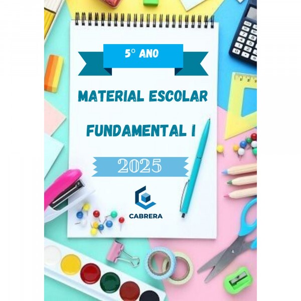 2025 KIT PAPELARIA 5º ANO