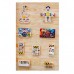 Quadro Montessoriano 9 Brinquedos - 100x125 cm com painel elétrico bivolt