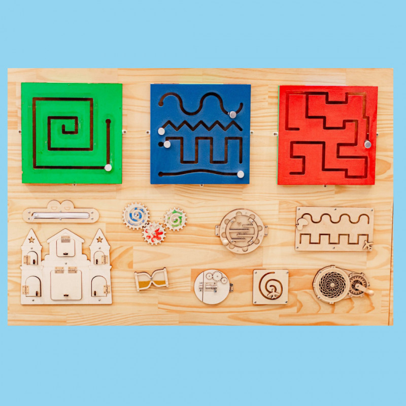 Quadro Montessoriano 12 Brinquedos - 100 x 125 cm bivolt 110v e 220v Quadro Montessoriano 12 Brinquedos - 100 x 125 cm bivolt 110v e 220v