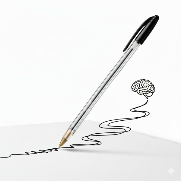 CANETA ESFEROGRÁFICA PRETA