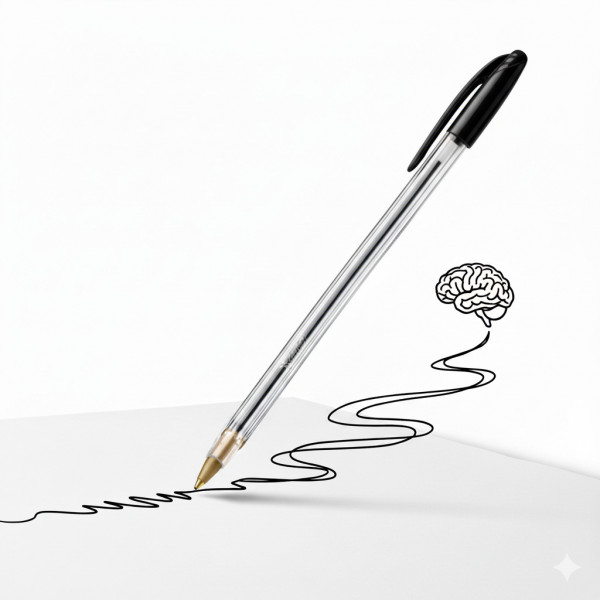 CANETA ESFEROGRÁFICA PRETA