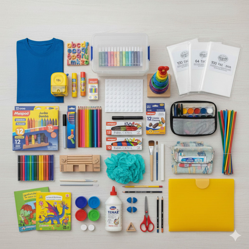 2026 - KIT PAPELARIA ADAPTADA 2º ao 5º ANO - FUNDAMENTAL I