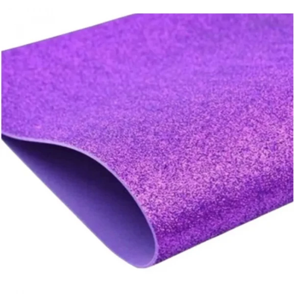 PLACA DE E.V.A 60X40 GLITTER ROXO